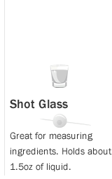 Image of Shot Glass for Apple Cider Slider