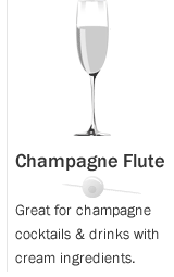 Image of Champagne Flute for Golden Cadillac