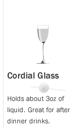 Image of Cordial Glass for Stardust