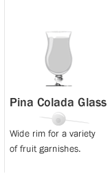 Image of Pina Colada Glass for Passion Colada